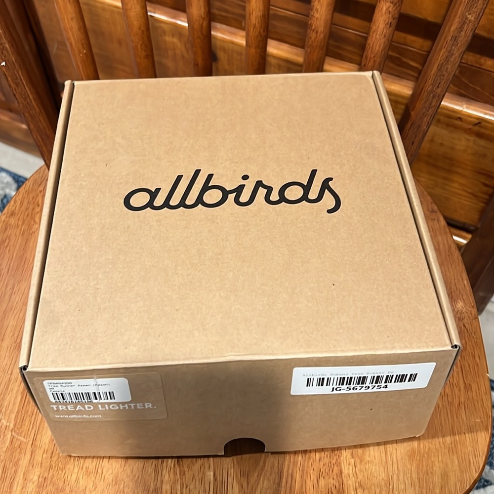 Allbirds Womens Tree Runner Aspen (Peach Sole) Running Shoes Size 9 Medi… - Picture 15 of 15